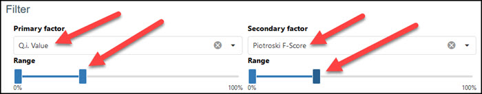 Qi Value Poitroski new screener